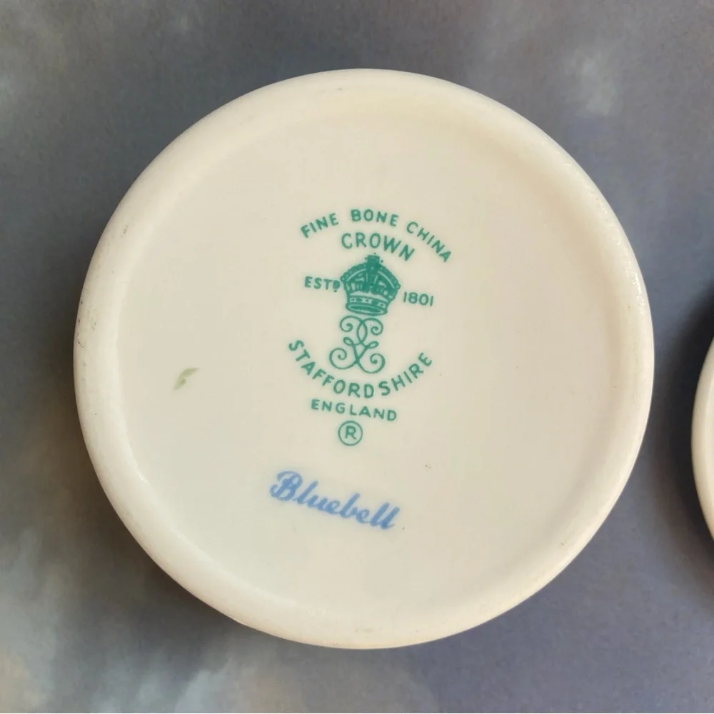 Vintage Bluebell fine bone china trinket jewelry pill box keepsake - Picture 5 of 5